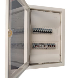 LEGRAND Μονοφασικός Πίνακας με Αντικεραυνικά και Διαφανές Πορτάκι
